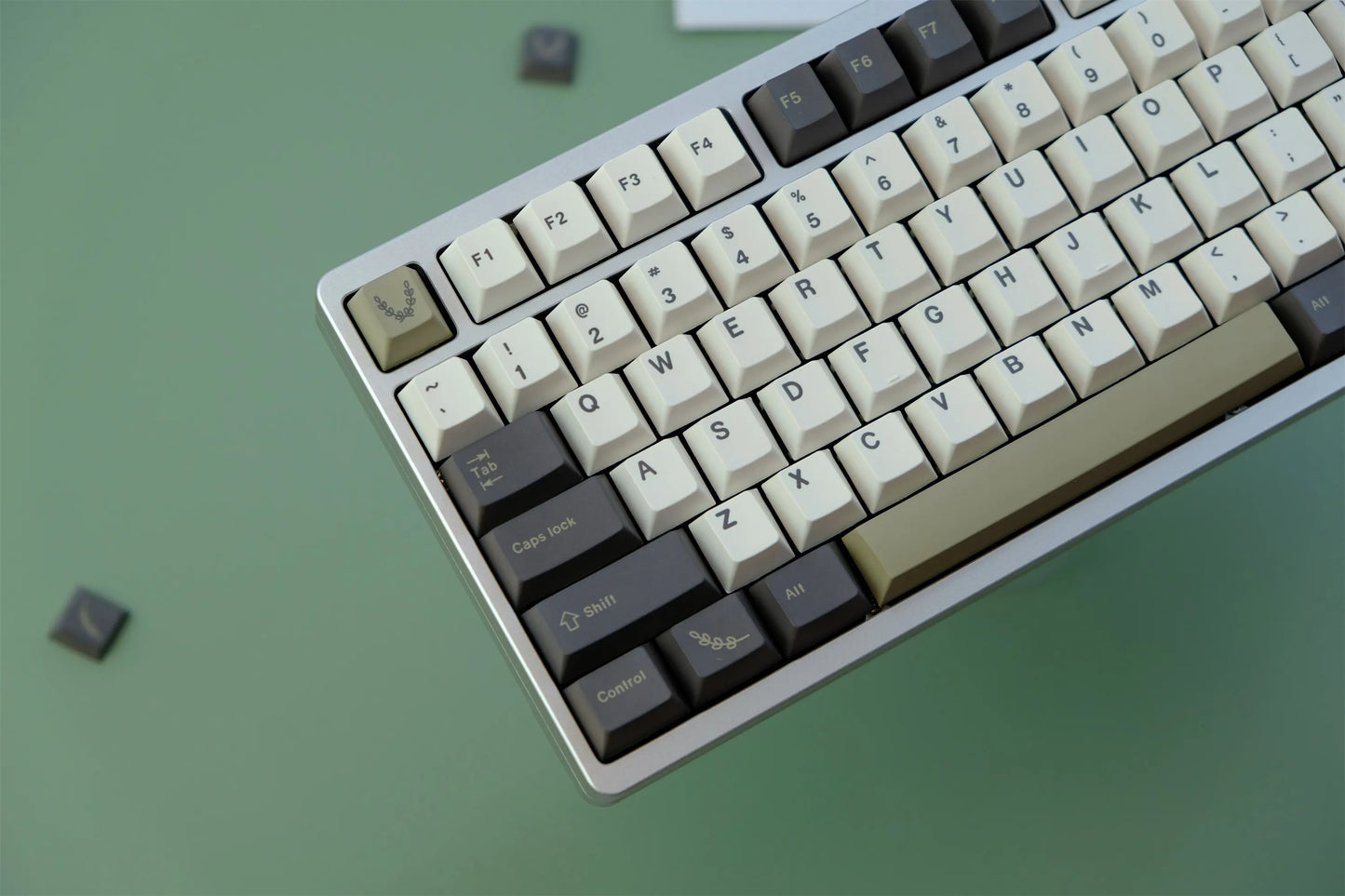 GMK Olives Keycap, 129 Keys PBT Keycaps Cherry Profile DYE-SUB Personalized GMK Keycaps For Mechanical Keyboard