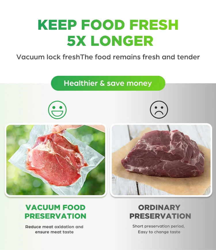 Vakuum-Versiegelungsgerät 2025: Doppelpumpe Thermal-Sealing - Food Preservation Collection