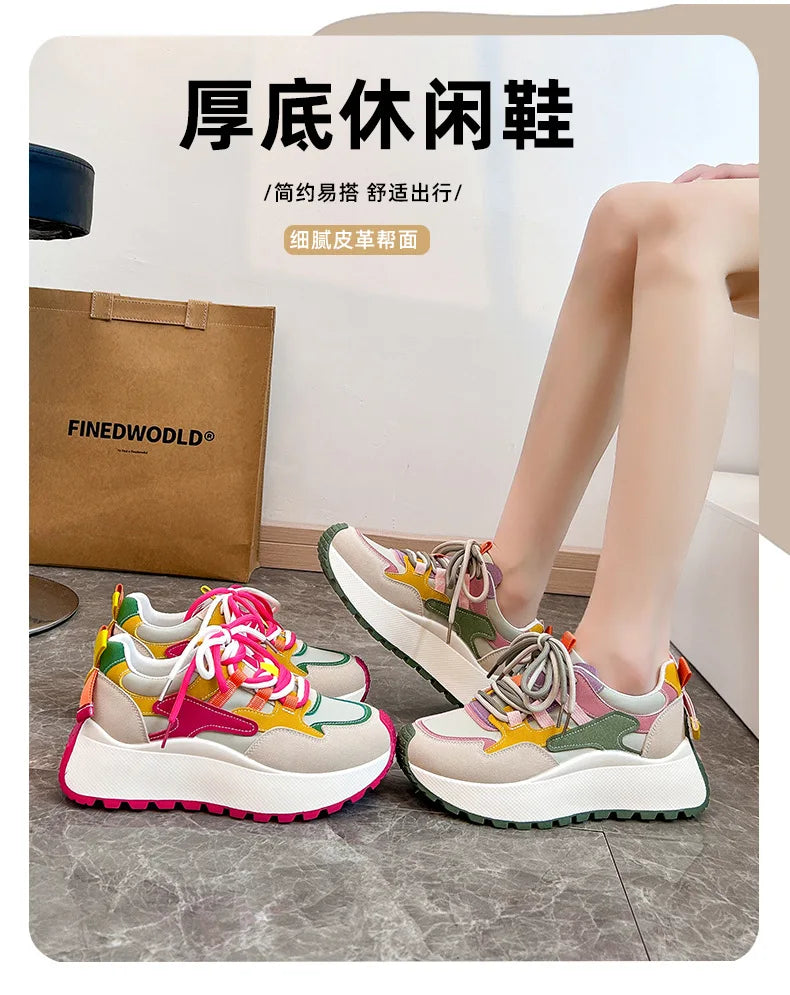 Women Sneakers Luxury Fashion High Top Women Boots Platform Casual Shoes Outdoor Running Shoes for Women Female Ladies Trainers