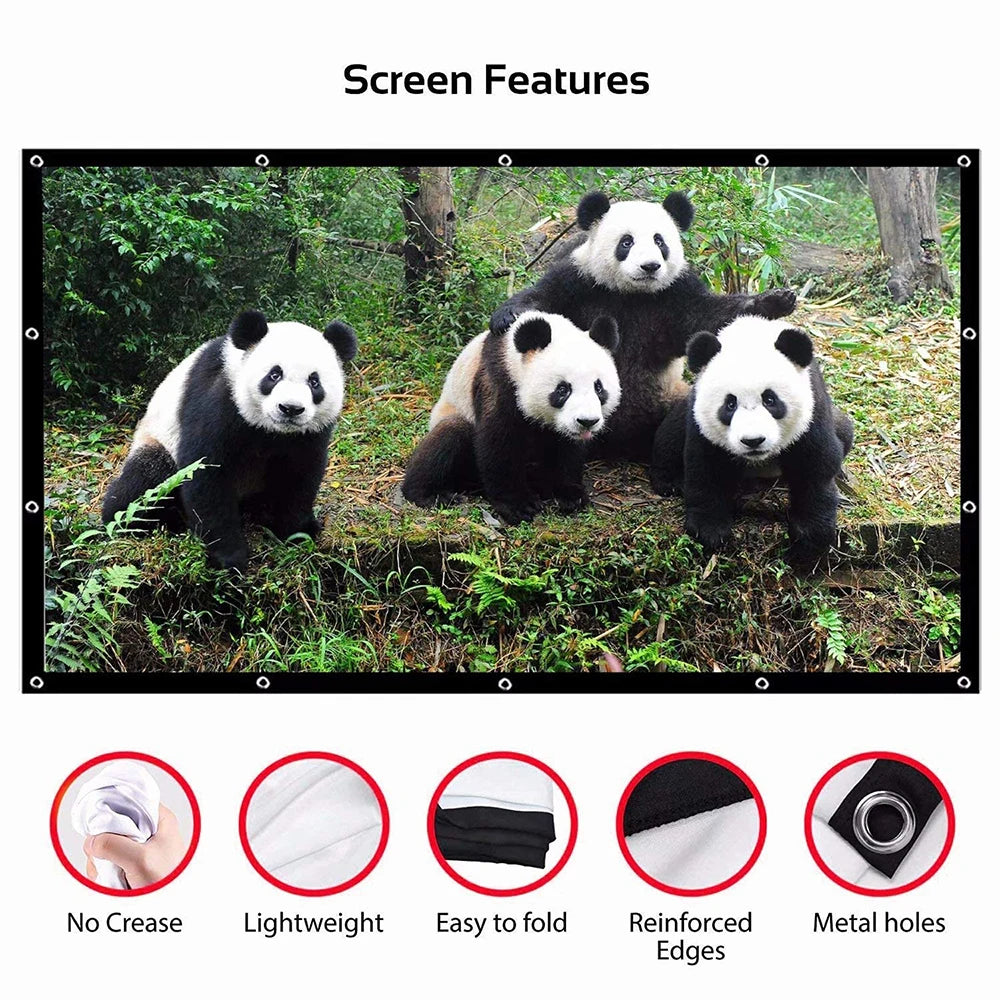 Outdoor-Leinwand 2025: Multi-Size Portable-Screen - Travel Theater Collection