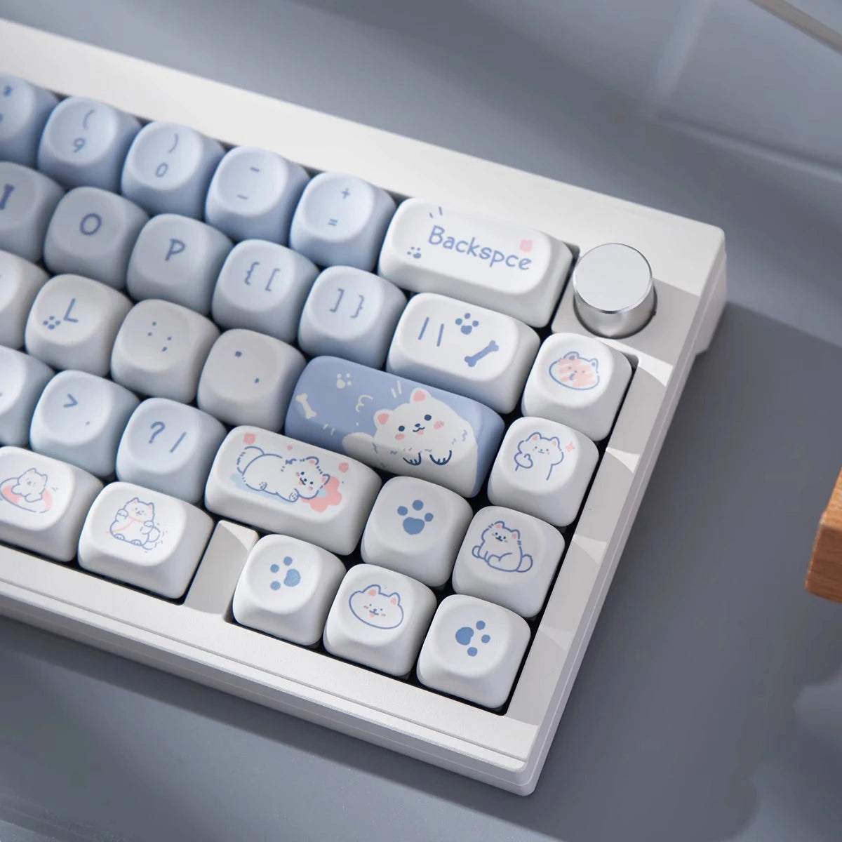 USLION 95Keys Dessert Cat Theme Keycaps MOA Profile PBT Key Caps Kit für 61/64/68/84/75/87Keys GMK67 Gaming Mechanical Keyboard
