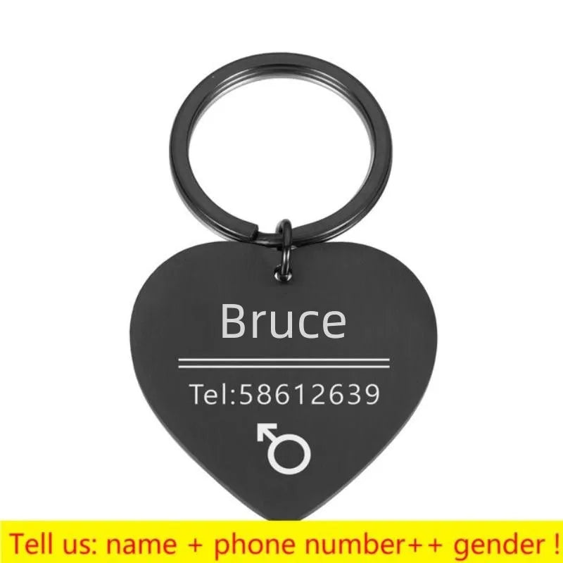 Haustier-ID-Tag 2025: Personalized-Engraved Anti-Lost - Pet Safety Collection