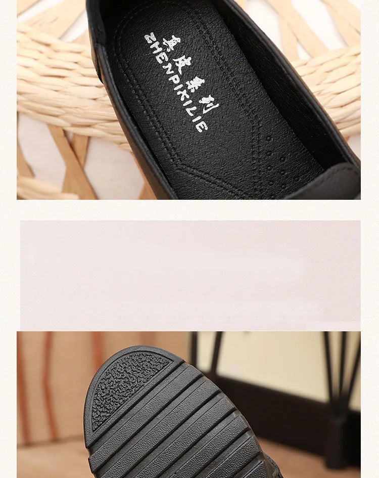 Women Shoes Flats Leather Sneakers Women  Comfortable Female Casual Walking Footwear Fashion Large Size Loafers Shoes Women