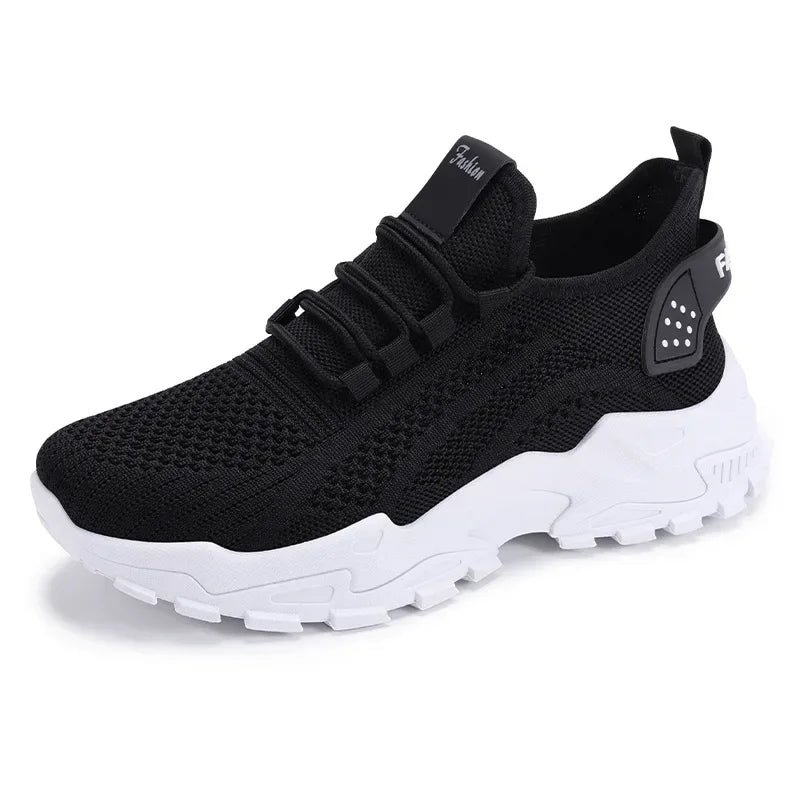 Damen-Sneaker 2025: Rollstep Women's Chunky Sneakers Lightweight Soft - Fashion Walking Shoes Breathable Tennis Sport Gym Workout Collection