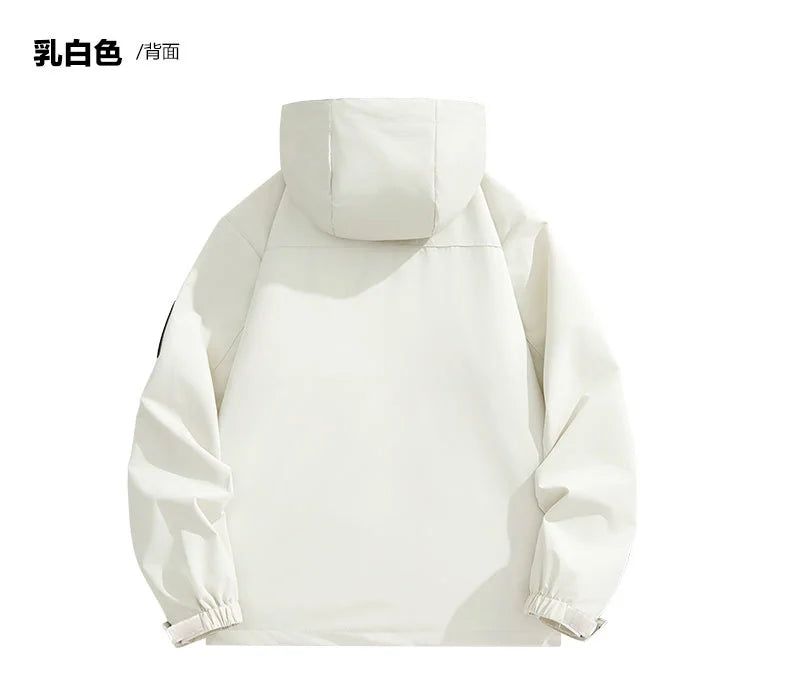 OutdoorPro Jacke wasserdicht - 8XL Kapuze PES winddicht