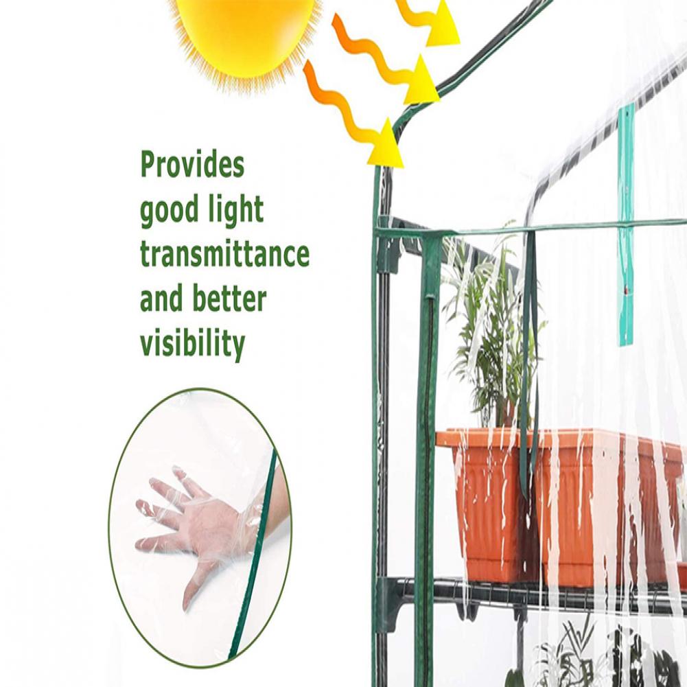 Hign Concerned Gewächshaus PE Wasserdicht - 143x143x195 cm