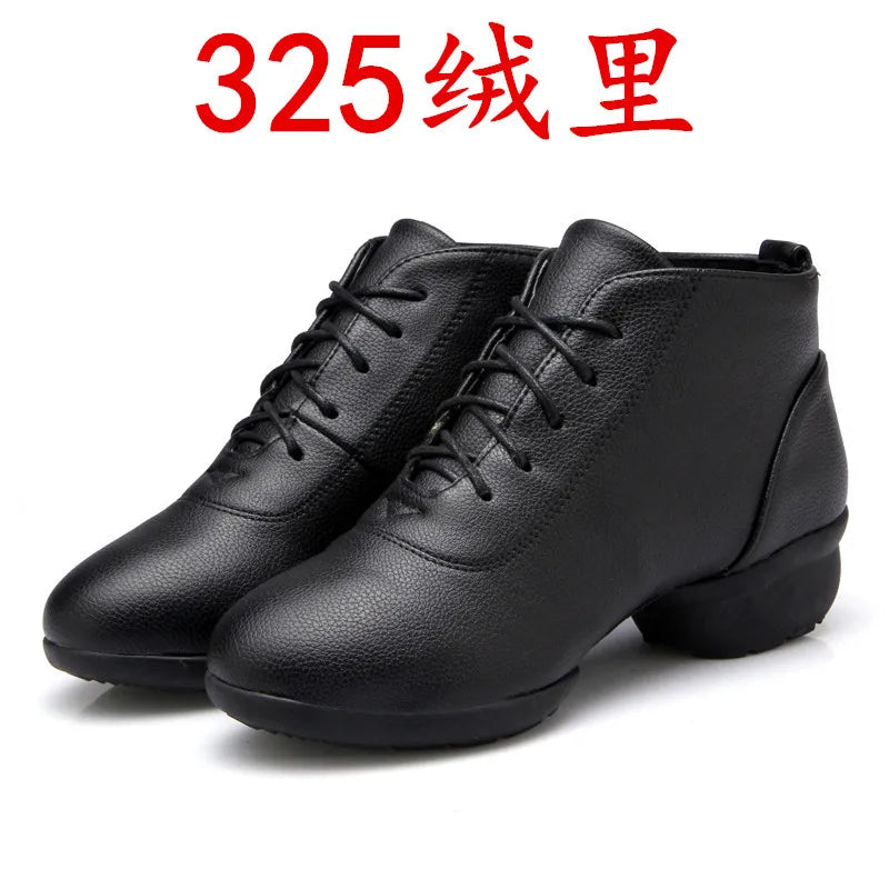 Woman's Dance Sneakers for Women Jazz Dancing Shoes Female Black Red Ladies Modern Ballroom Girl's Sports Shoes Size 34-42