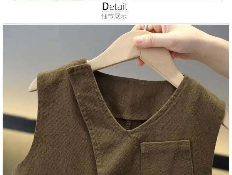 Korean Jungen Set - 3-Teiliges Outfit Ganzjährig Größe 4-6