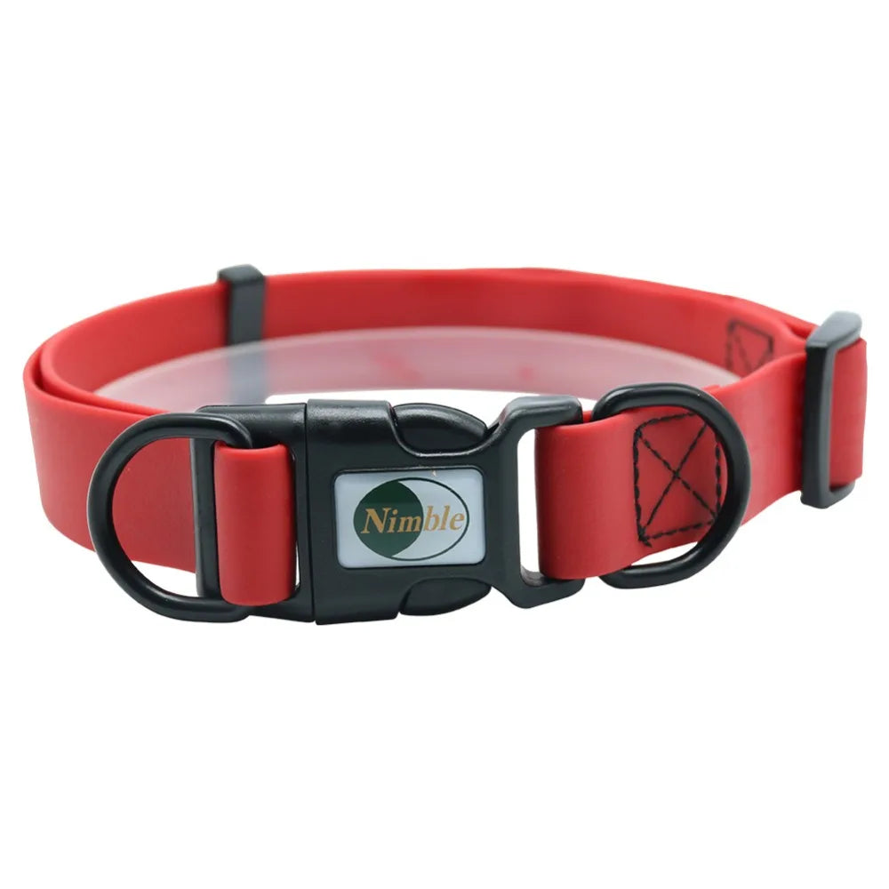 Wodondog Neues Hochwertiges Haustier Hund Halsband 2025: PVC Wasserdicht Anti Schmutzig - Katzen Halsband Einfach Reinigen Große Kleine Hunde Welpen S/M/L