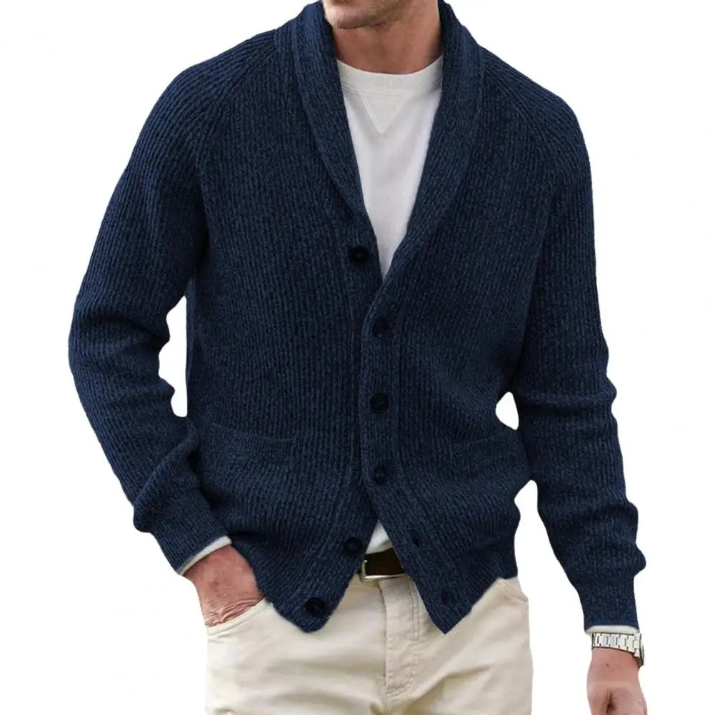 Männer Pullover Strickjacke - Baumwolle L/XL Winter