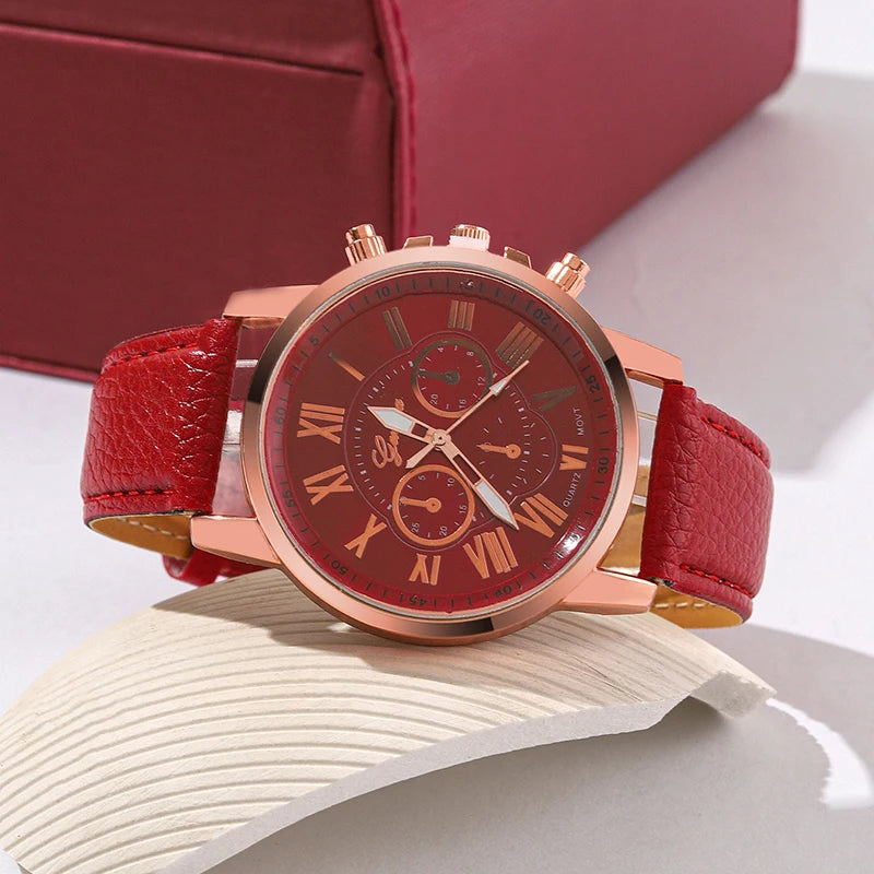 Damen-Uhren-Set 2025: Luxury-Rhinestone Fashion-Elegant - Quartz Watch Collection