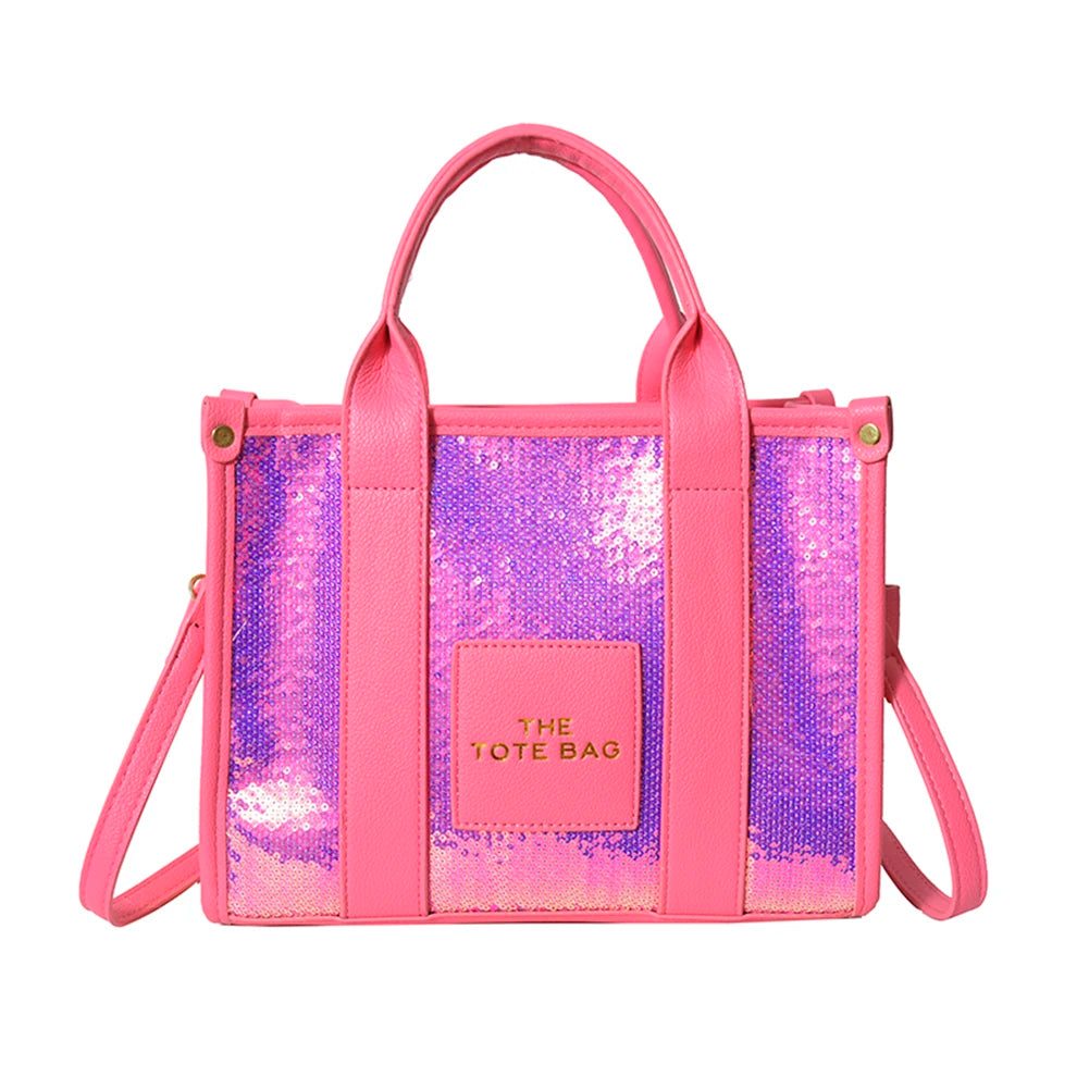 Women's Casual Tote Bag For Women Crossbody Female Handbag New Solid Words Lette Leisure Large Bag Fashion Shopper Tote Purse