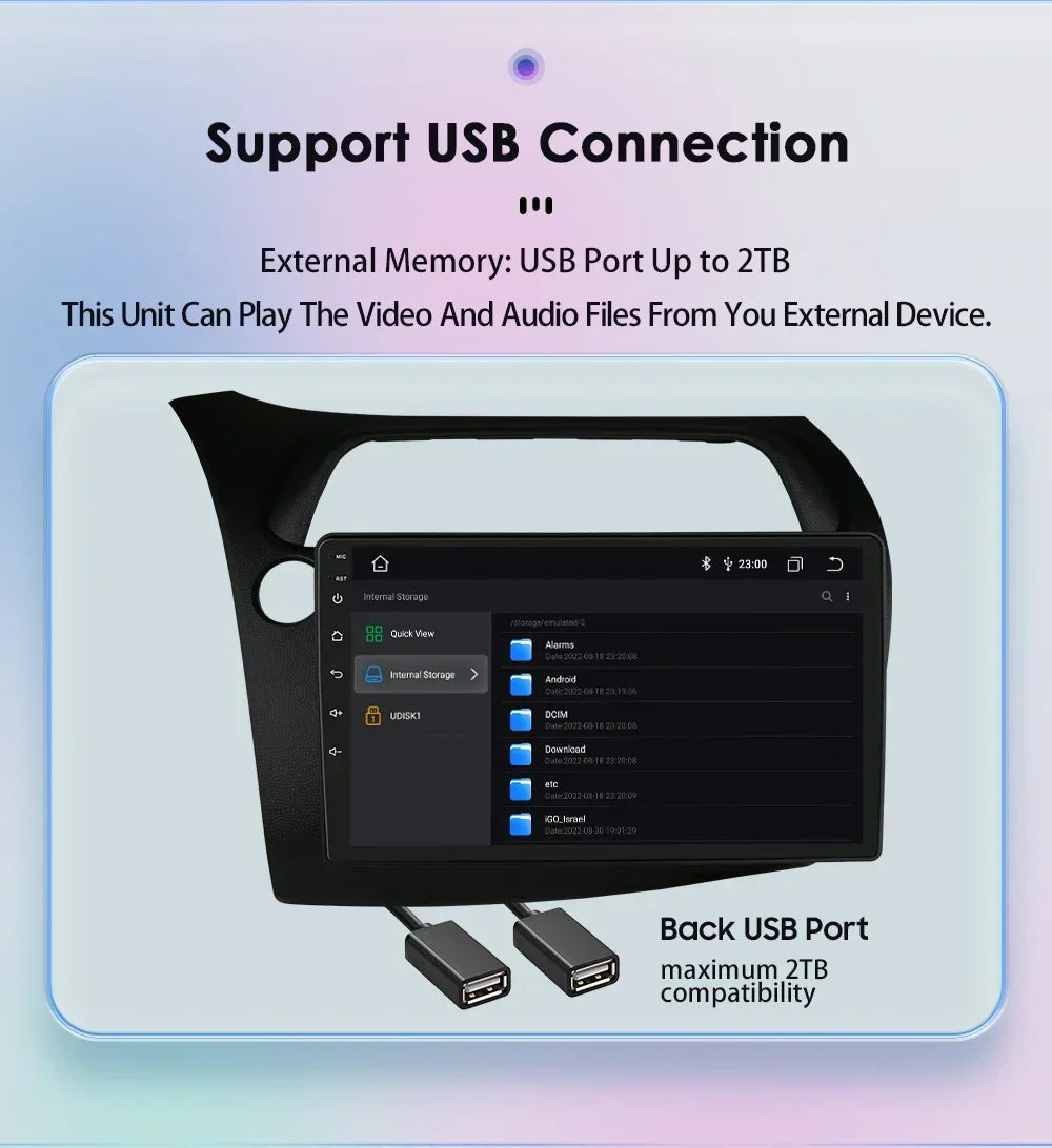 CarPlay Autoradio Multimedia Player für Honda Civic Hatchback