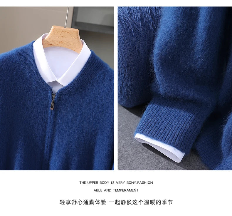 Snaoutofit Stehkragen Reißverschluss - Nerz Kaschmir M