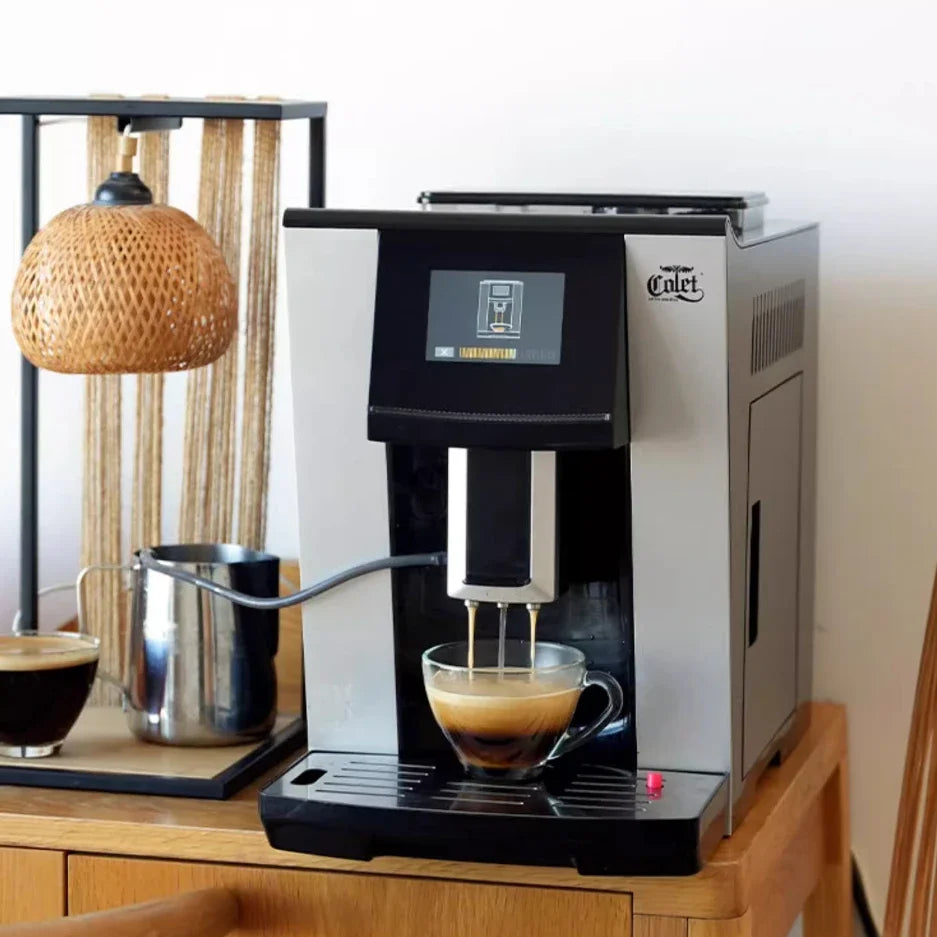 Fully Automatic Coffee Machine Smart Touch Screen Integrated Grinder Coffee Machine Multi-function Household Coffee Machine