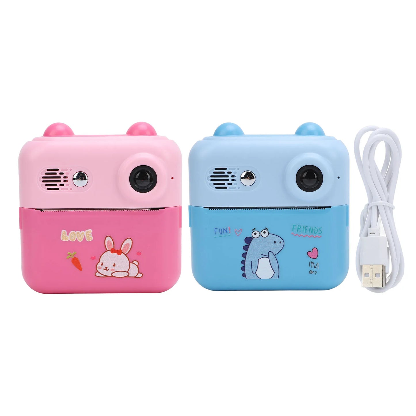 Sofortbild-Kamera 2025: 50MP Instant Print Camera 2.4 Inch - Eye Caring 1000mAh Multifunctional 16x Digital Zoom Travel Collection