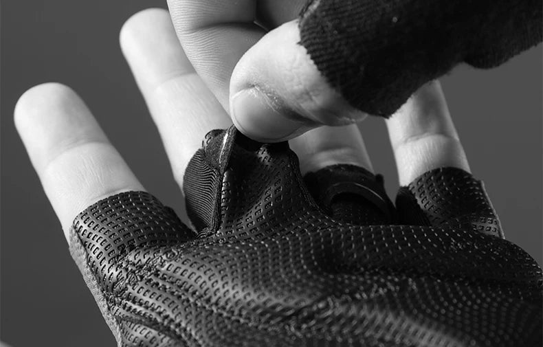 ROCKBROS Radfahren Fahrrad Handschuhe Halb Finger Stoßdämpfend Atmungsaktiv MTB Berg Fahrrad Sport Handschuhe Männer Frauen Radfahren Ausrüstung