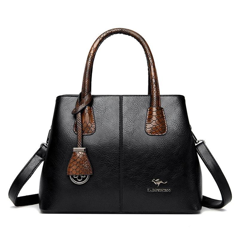 Fashion Crossbody Bags for Women Designer Ladies Purses and Handbags High-quality Soft Leather Women Shoulder Messenger Bags Sac