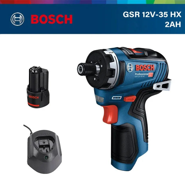 Bosch GSR 12V-35 HX Akku Schraubendreher Multi-Funktion Aufladbar Elektrobohrer Brushless Schraubendreher Heim Rotary Elektrowerkzeug