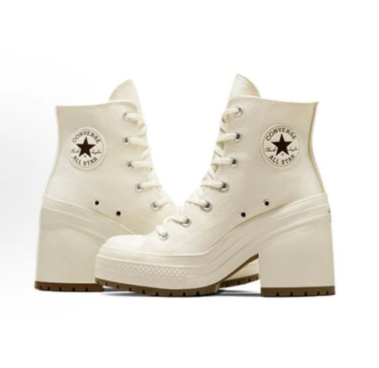 Converse Chuck 70 High Heel Stil - Größe EU 38, Obermaterial Canvas, Sohle Gummi
