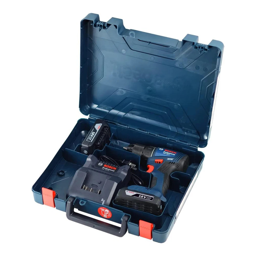 Bosch GSR 185-Li Cordless Drill Electric Screwdriver 18V Brushless Motor Rechargeable Drill Driver Power Tools for Metal Wood