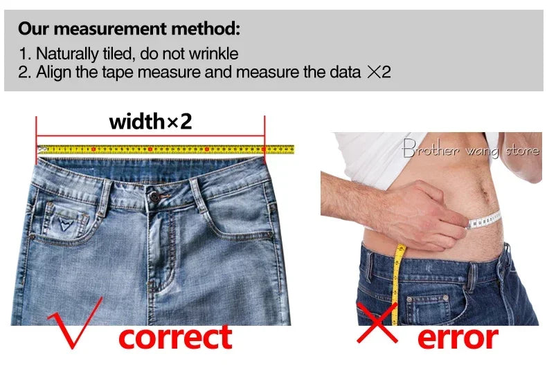 Four Seasons Men's White Jeans Fashion Casual Classic Style Slim Trousers Comfortable Soft Male Trendy Brand Stretch Pants