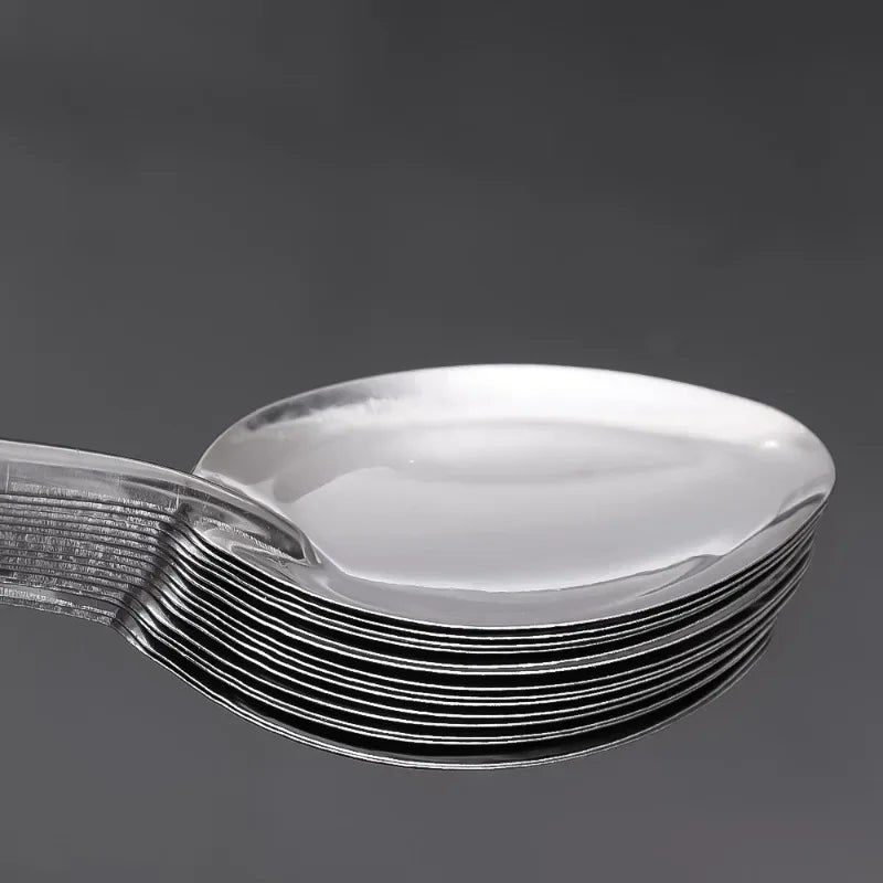 SilverChef Löffel Langgriff - 30 Stück Edelstahl 20 cm