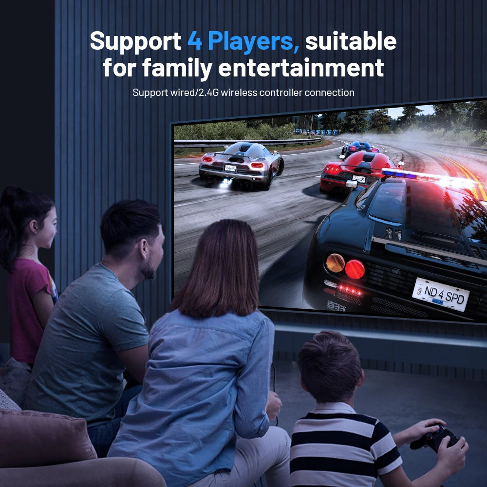 KINHANK X4 Plus Retro-Konsole - 90k+ Spiele, S905X4