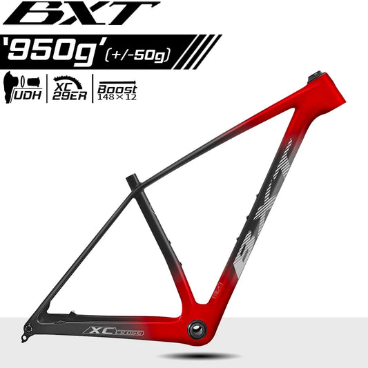 BXT T1000 carbon mtb frame 29er carbon bike frame 29 carbon mountain bike frame boost 148*12 disc brake bicycle frame UDH hanger