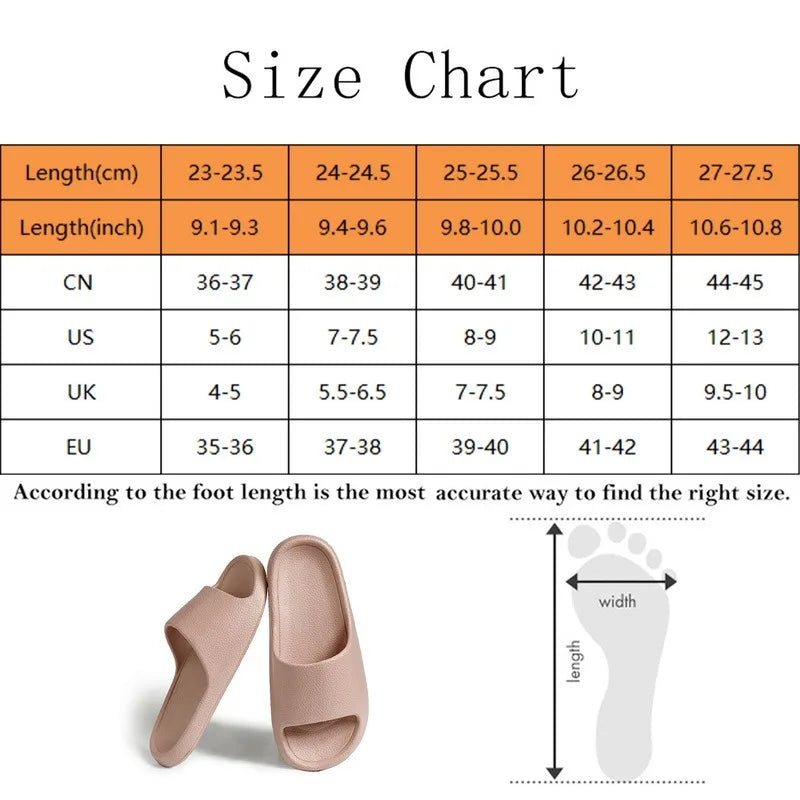 Frauen Dick Plattform Cloud Hausschuhe Sommer Strand Eva Weich Sohle Slide Sandalen Freizeit Männer Damen Innen Badezimmer Anti-Rutsch Schuhe