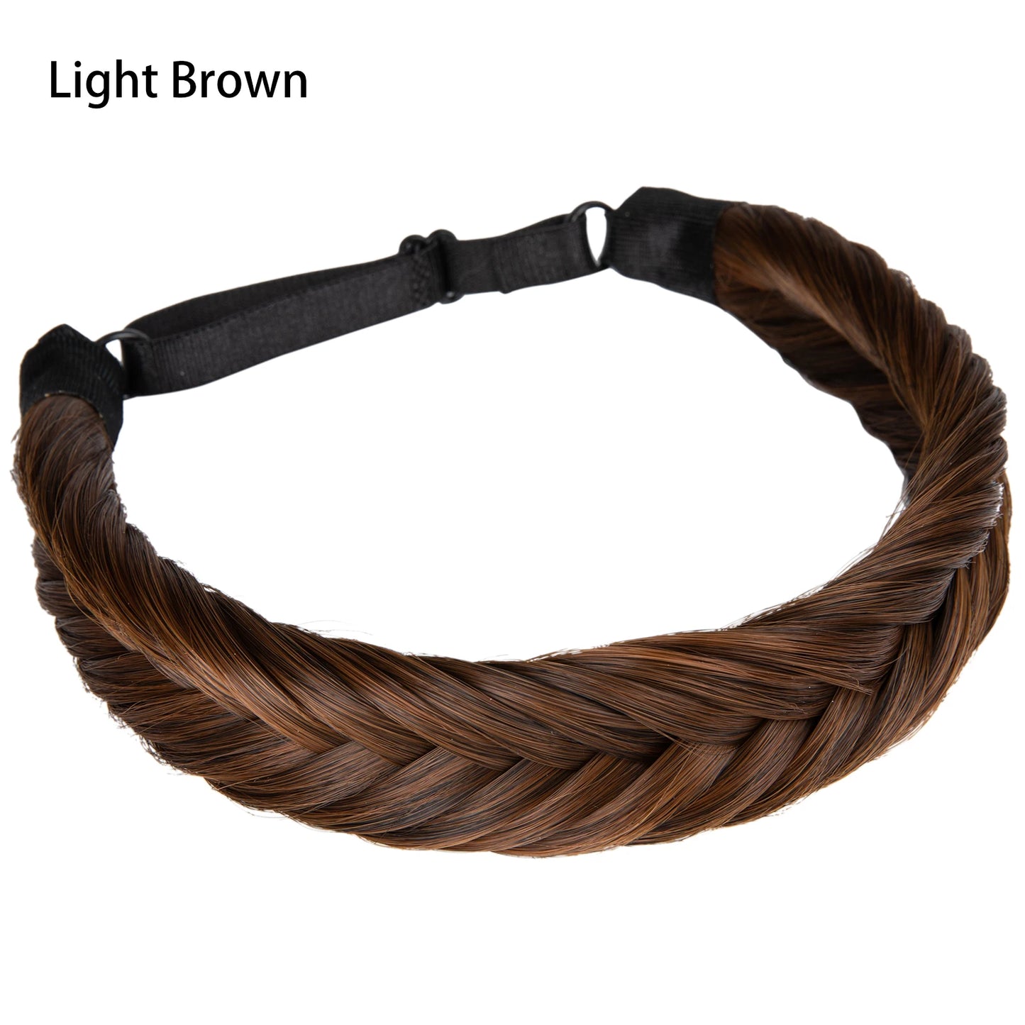 Synthetic Premium Adjustable Handmade Braided Elastic Band Hair Fashion Braiding Hair Headband Headwear For Women