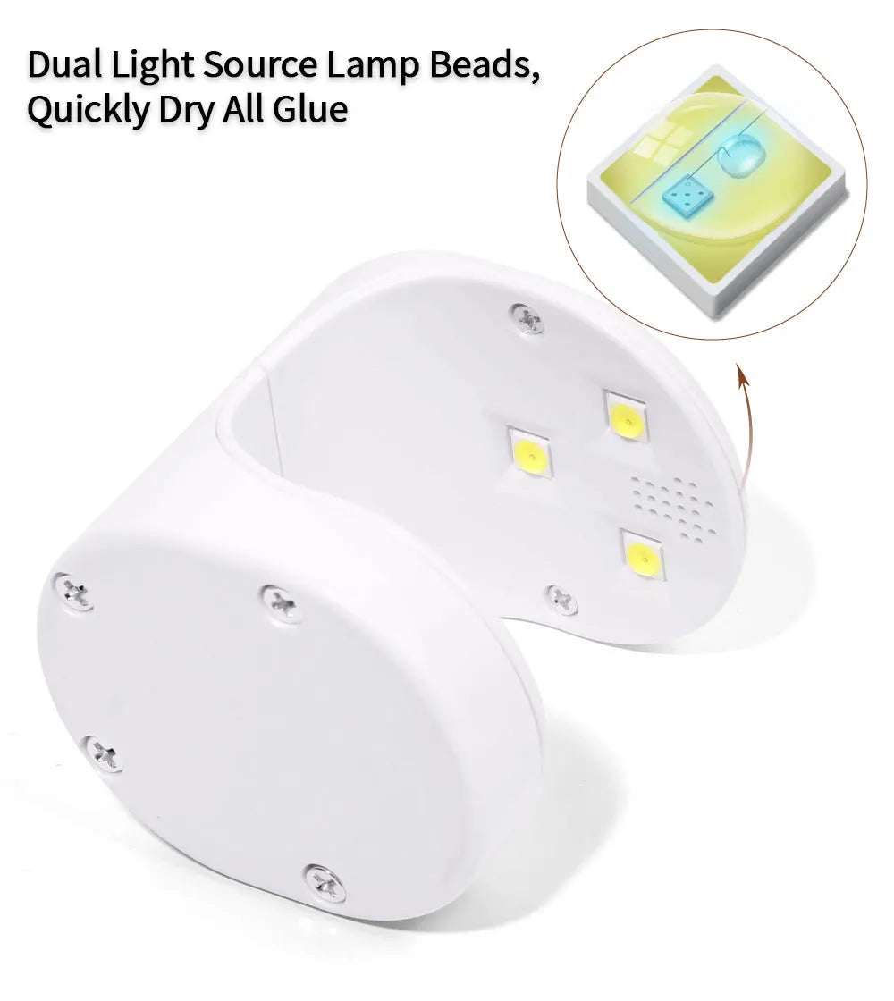 Lampă de unghii 2025: Mini cablu USB LED UV 16W - Colecție de instrumente pentru manichiură