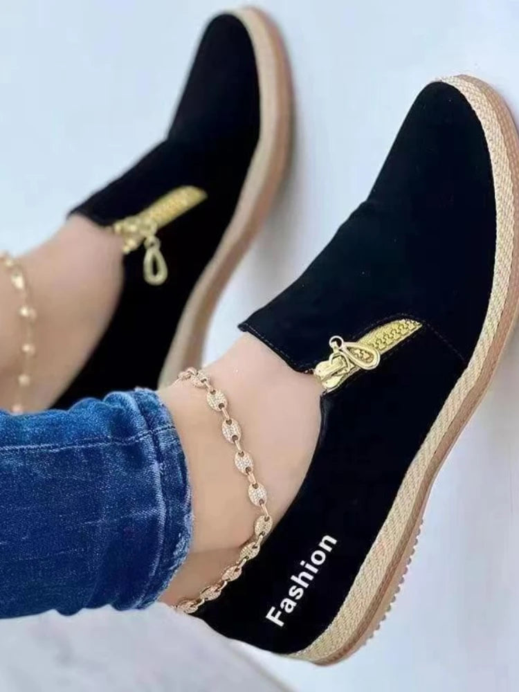 Flache Schuhe 2025: YBQJOO Women Flats Sports Shoes 2023 New Autumn - Designer Classic Walking Casual Sneakers Rome Fashion Running Shoes Zapatos De Mujer Collection