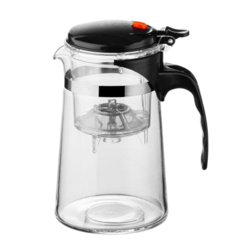 Tea Pots Heat Resistant Glass Tea Pot Tea Infuser Chinese Kung Fu Tea Set Kettle Coffee Glass Maker Convenient Office Tea Sets