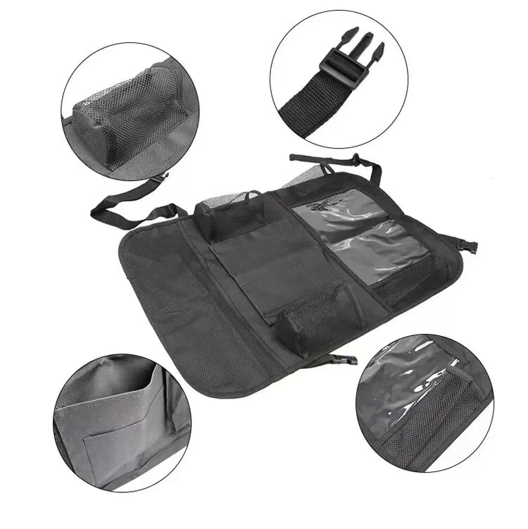 Auto Sitz Aufbewahrung Organizer Multifunktional Oxford Stoff Auto Rücken Multi Tasche Aufbewahrungstasche Mit Touch Screen Tablet Halter