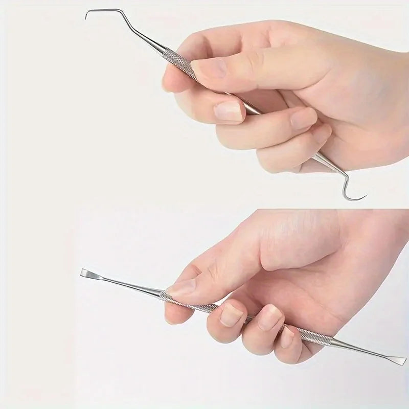 YJYIBEI Zahnreinigung Set - Metall, rutschfest, mit Koffer