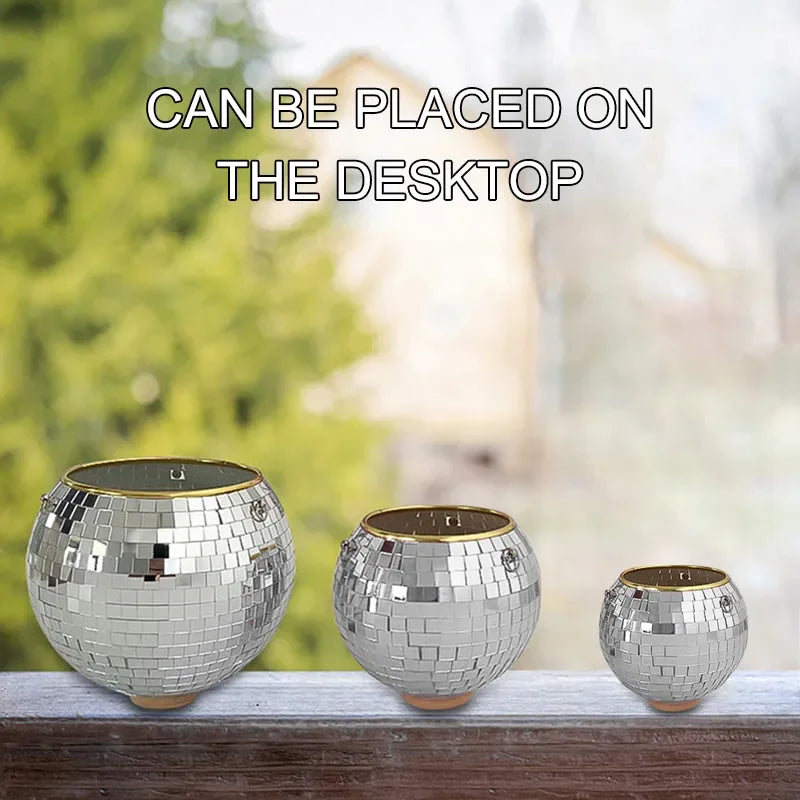 OtherChoice Disco Ball Hängeampel - Spiegelglas 10cm PS
