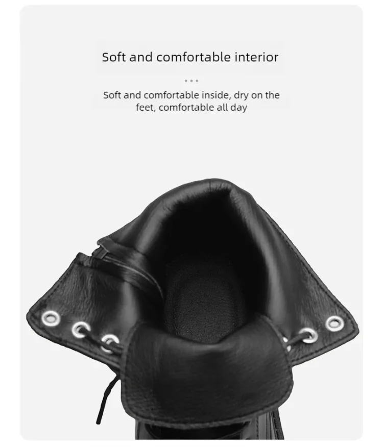 CN Fujian Leder High Top Outdoor Stiefel - Größe Sohle Dicke