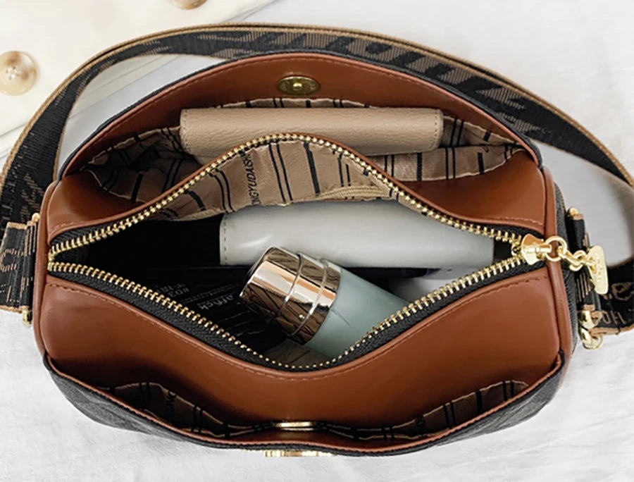 Geantă de umăr pentru femei, de lux, de înaltă calitate, cu design renumit, la modă, în carouri, la modă, crossbody, Bolsas Sac A