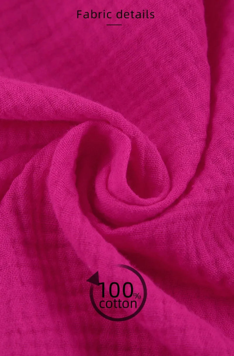 Rochii elegante pentru femei, 100% bumbac, muselină, mânecă lungă, decolteu în V, casual, petrecere, vacanță, plajă, alb, negru, halate, vestidos de mujer