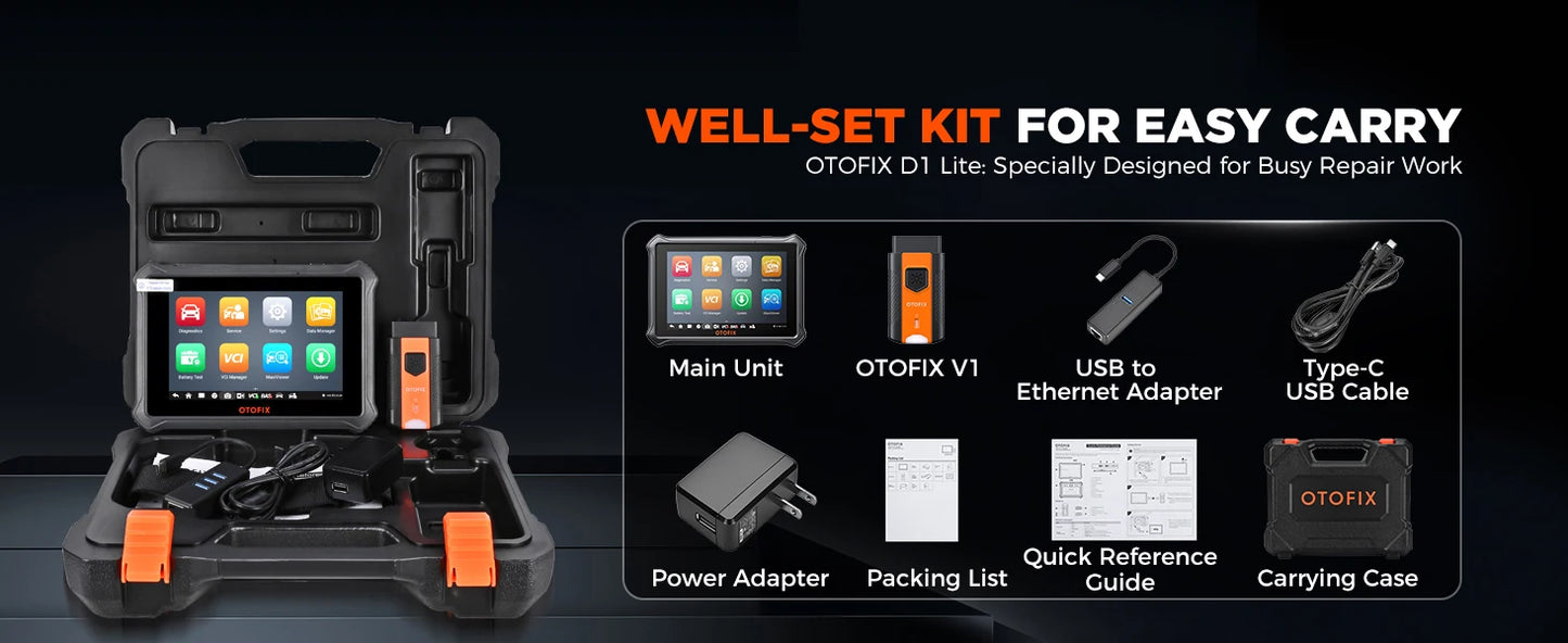 OBD2 Scanner 2025 - OTOFIX D1 LITE Auto Diagnose Werkzeug Bluetooth Wireless