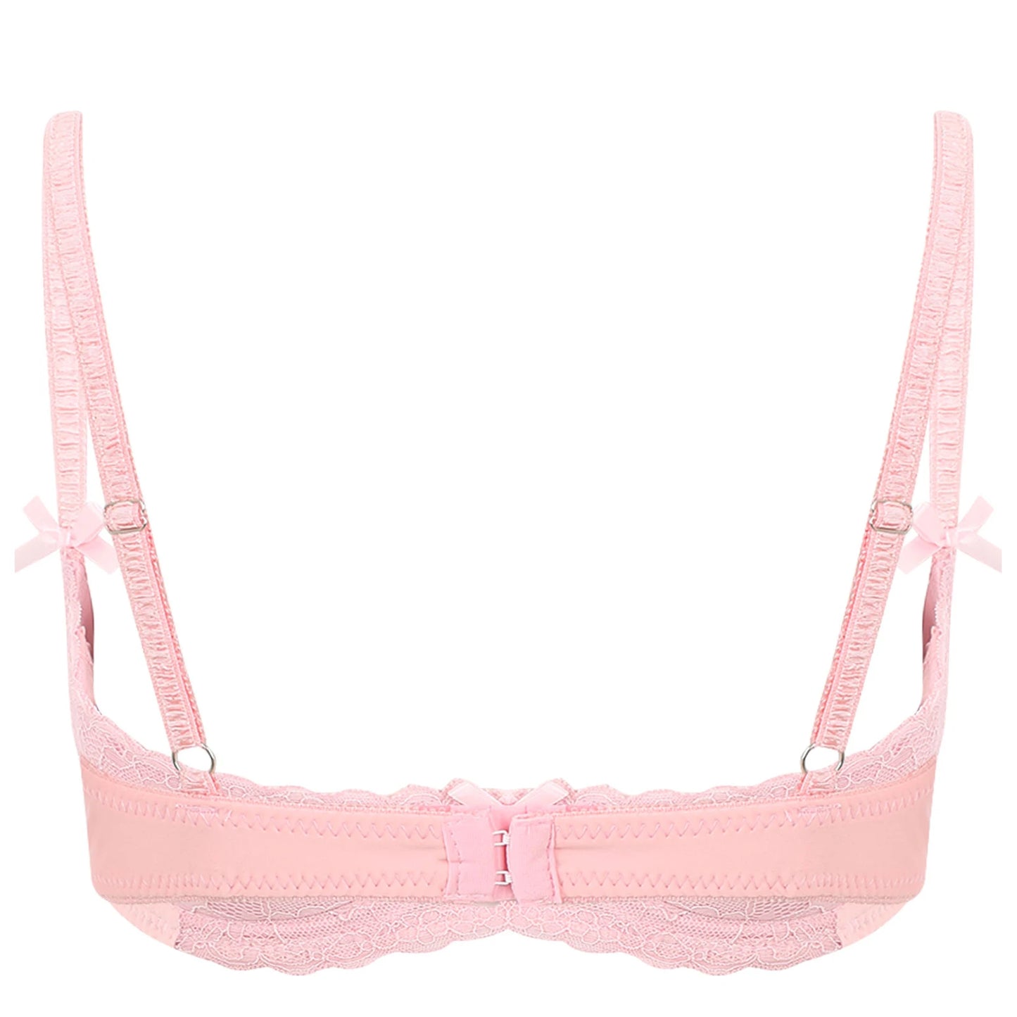 Sutien elegant pentru femei, cu 1/2 cupă, cu întăritură, push-up, dantelă, cu căptușeală, bandană, bretele reglabile, lenjerie intimă, spate cu cârlig, bustieră