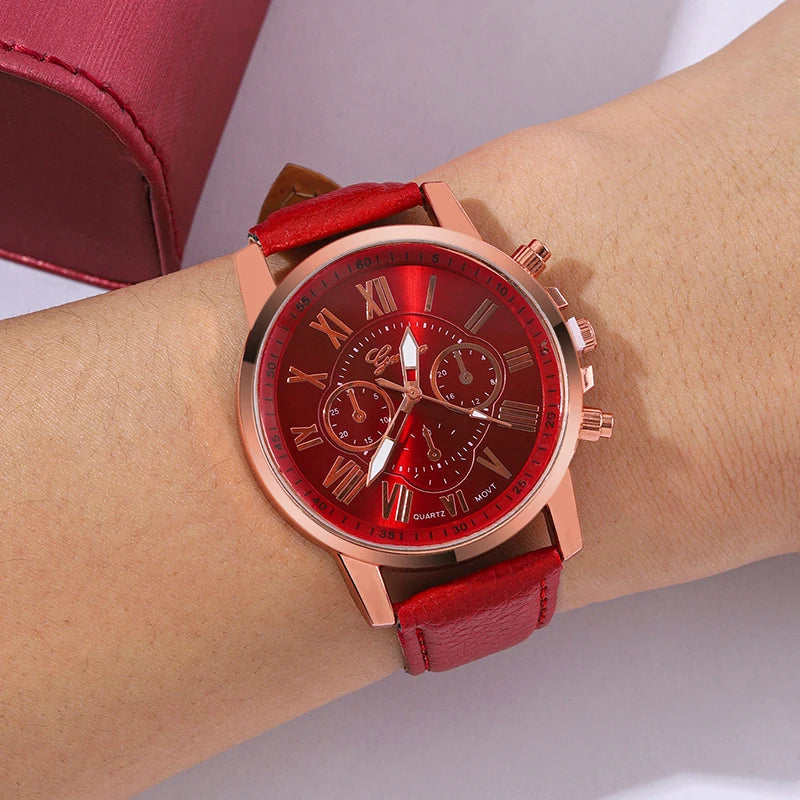 Damen-Uhren-Set 2025: Luxury-Rhinestone Fashion-Elegant - Quartz Watch Collection