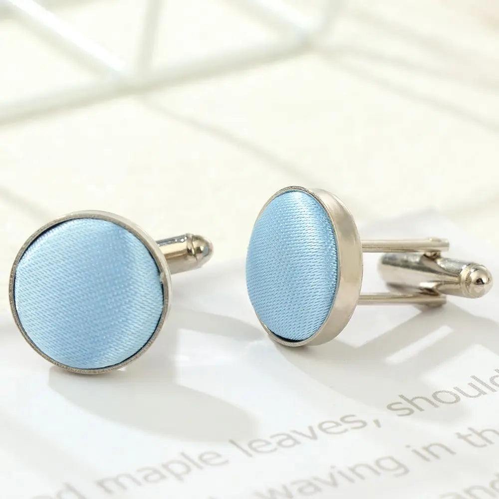 Manschettenknöpfe 2025: High Quality Novelty Stylish Plain Round Wedding - Mens Cufflinks Clothes Buttons Shirt Cuff Links Apparel Collection