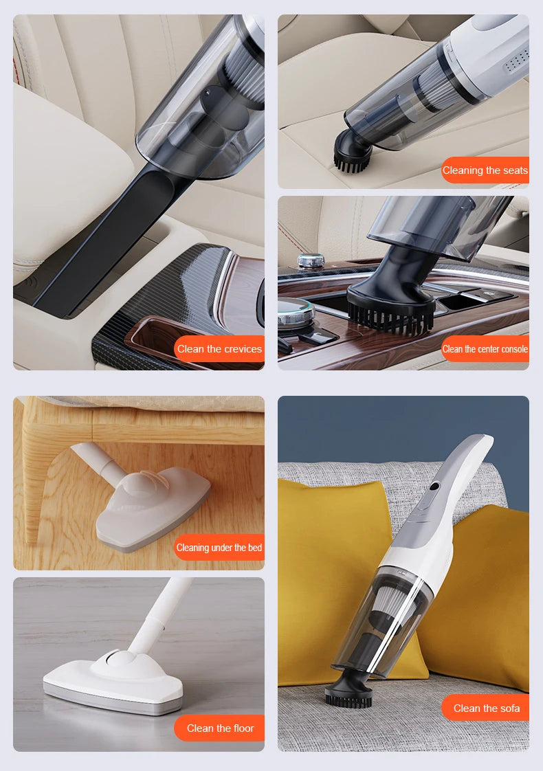 Cordless Wireless Vacuum Cleaner for Home Appliance Brushless Vaccum Cleaner for Car Home Cleaning Vacuum Cleaner