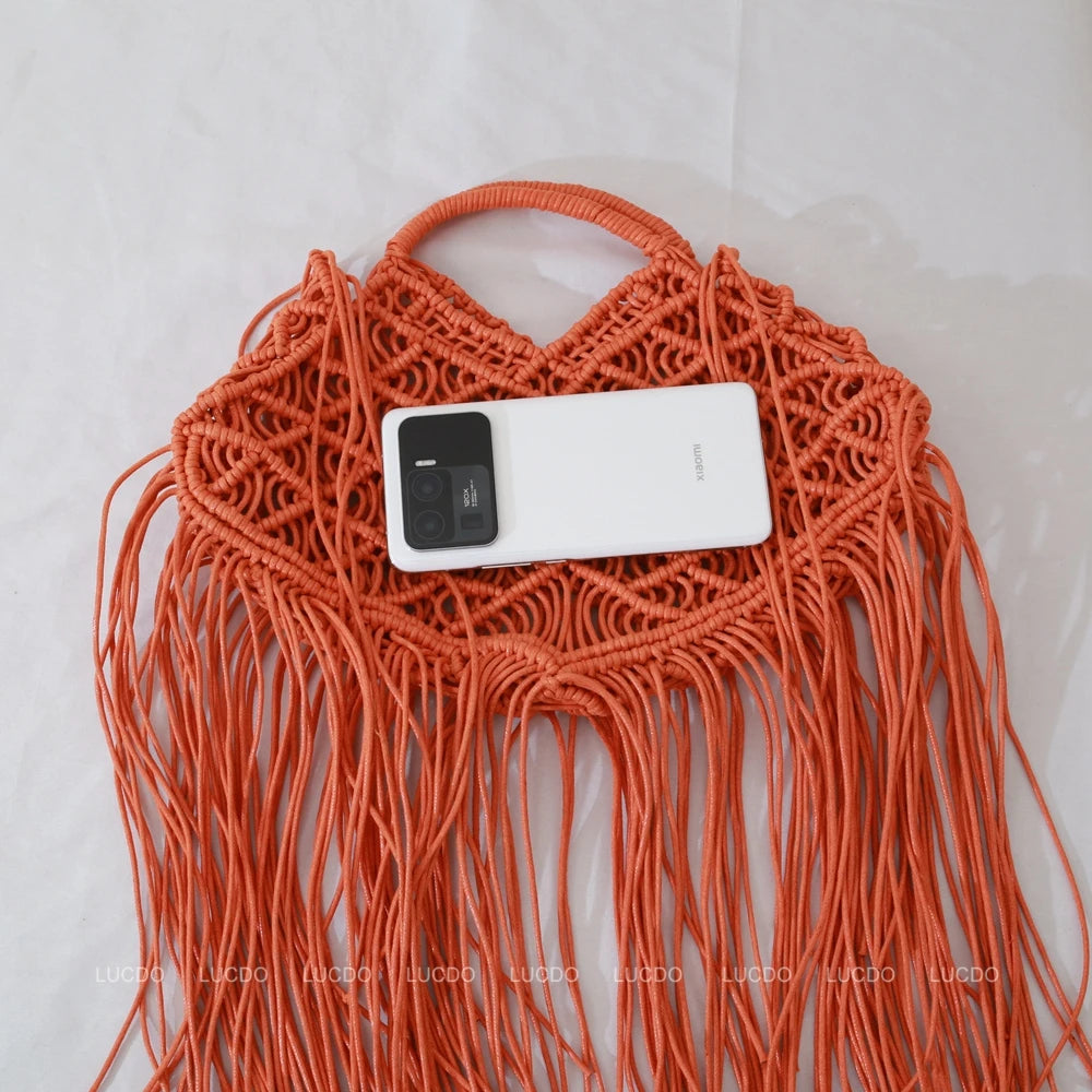 Geantă de mână pentru femei, geantă de umăr cu ciucuri, model boem, tip coardă, tip tote, vară, tip pungă de mână, tip pungă de mână, tip pungă de mână mare, tip pungă de plajă, tip pungă de mână