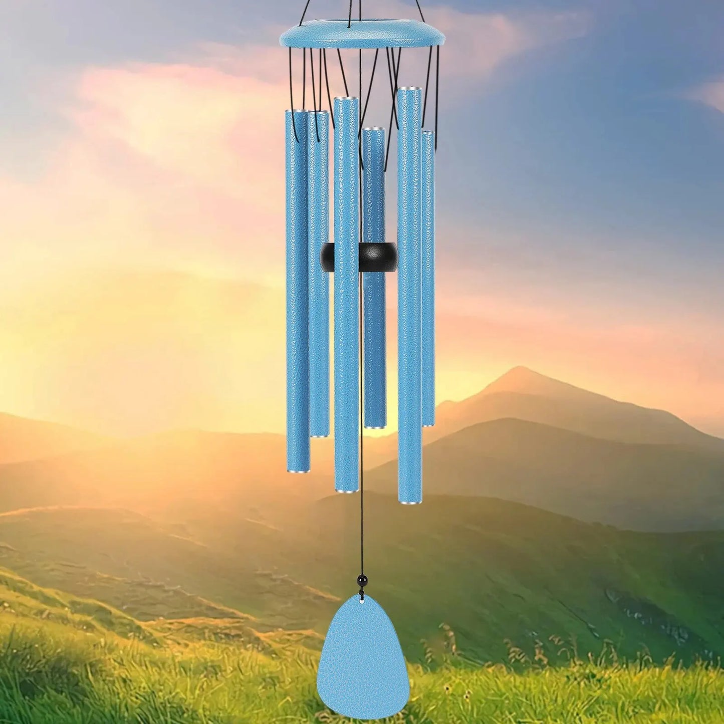 WindArt 26 Zoll Windspiel Außenklang - Aluminium 66 Cm