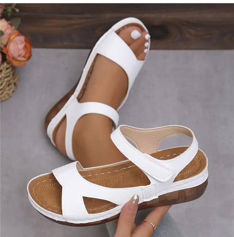 Summer Woman Sandals Shoes Open Toe Women Shoe Soft Shoes For Women Wedge Women's Shoes Breathable Footwear Women Sandal Female