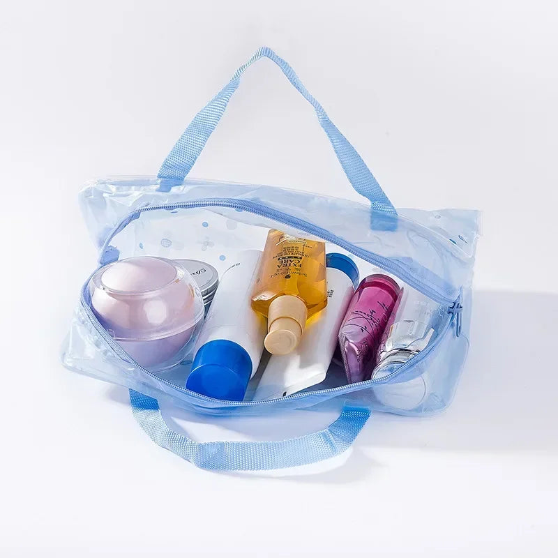 PVC Waterproof Swimming Bags Outdoor Sports Travel Bathing Storage Bag Women Transparent Beach Sea Pool Supplies
