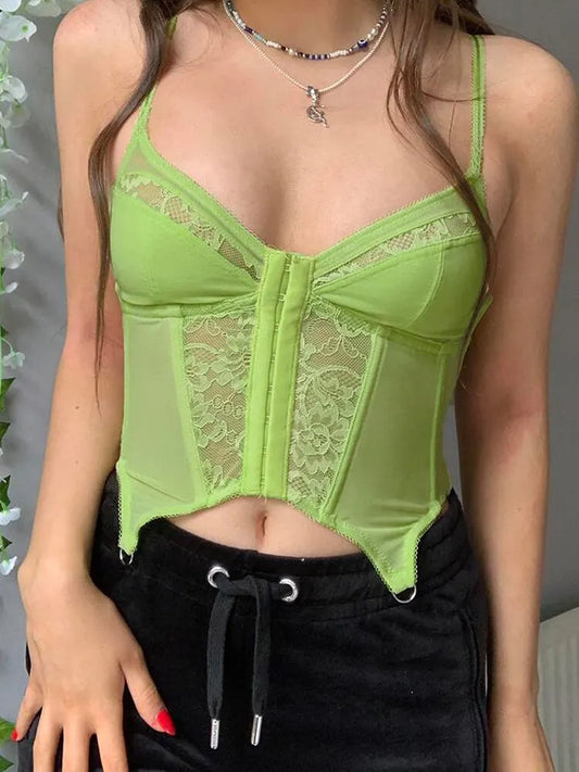 Fashion Woman Blouses 2023 Tops Y2k Style Crop Top Women Chic Bodycon Camis elegant Corset Tank Summer Corset Type Top Camis